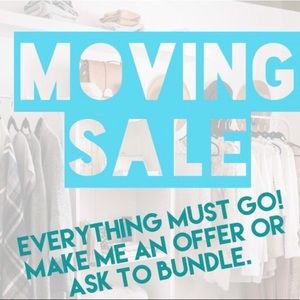 Moving Sale! All reasonable offers considered!